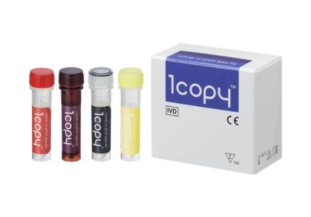 The package of 1copy™ COVID-19 qPCR 4plex Kit