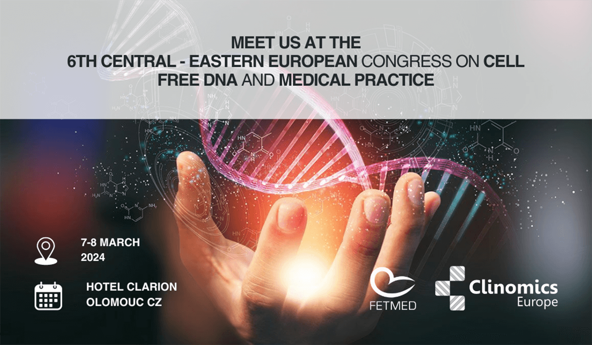 Meet us at the 6th Central - Eastern European congress on cell free DNA and medical practice