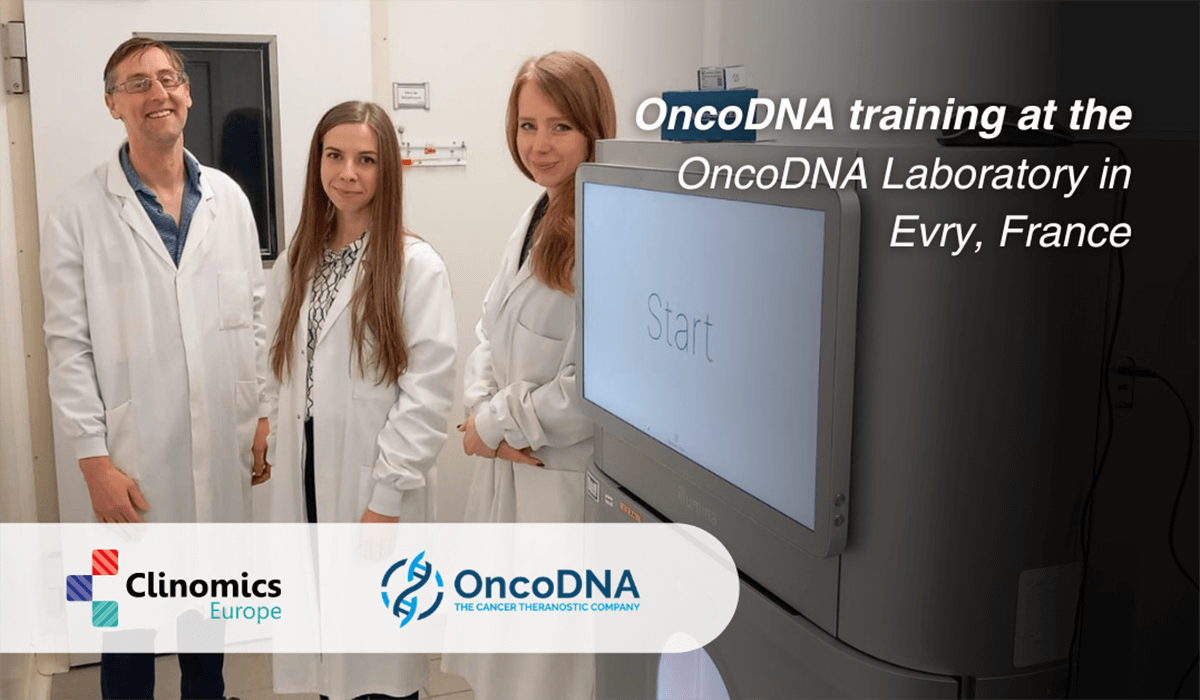 OncoDNA training at the OncoDNA Laboratory in Evry, France